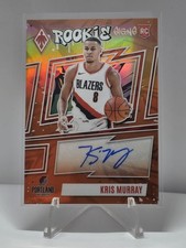2023-24 Panini Phoenix - Rookie Signs Kris Murray #RS-KMY Orange /49 (AU, RC)