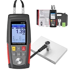 Digital Ultrasonic Thickness Gauge Meter Data Logger 1-225mm for Metal Steel PVC