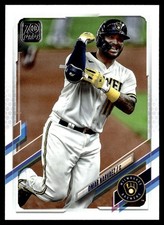 2021 Topps Omar Narvaez Milwaukee Brewers #282