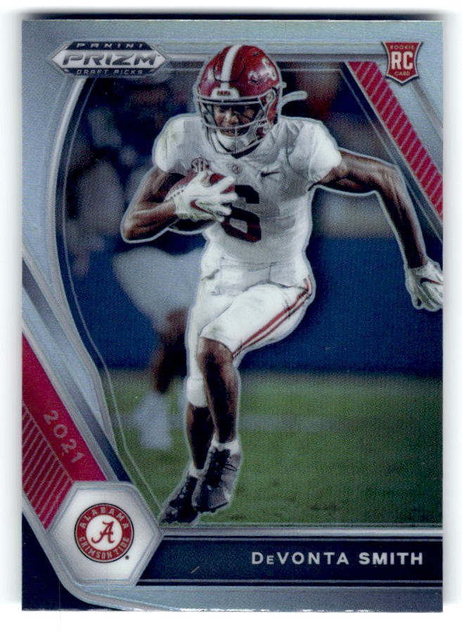 2021 Panini Prizm Draft Picks Collegiate #101 DeVonta Smith Silver