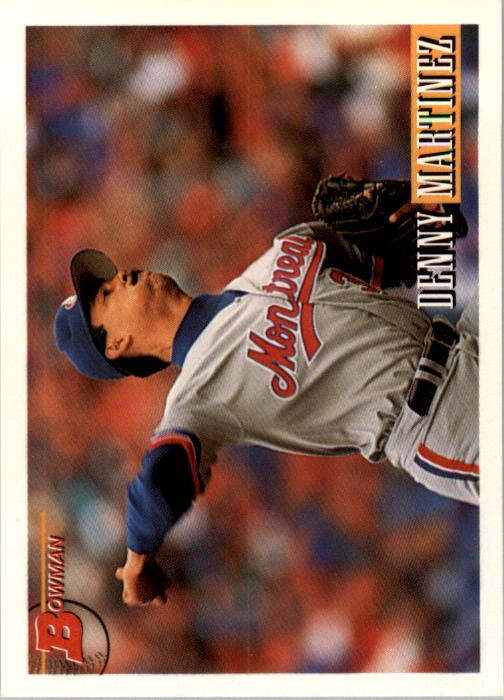 1993 Bowman Baseball Card #480 Dennis Martinez