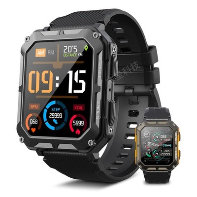 Men's Smart Watch Bluetooth Call Waterproof Sports Fitness Tracker for Android 