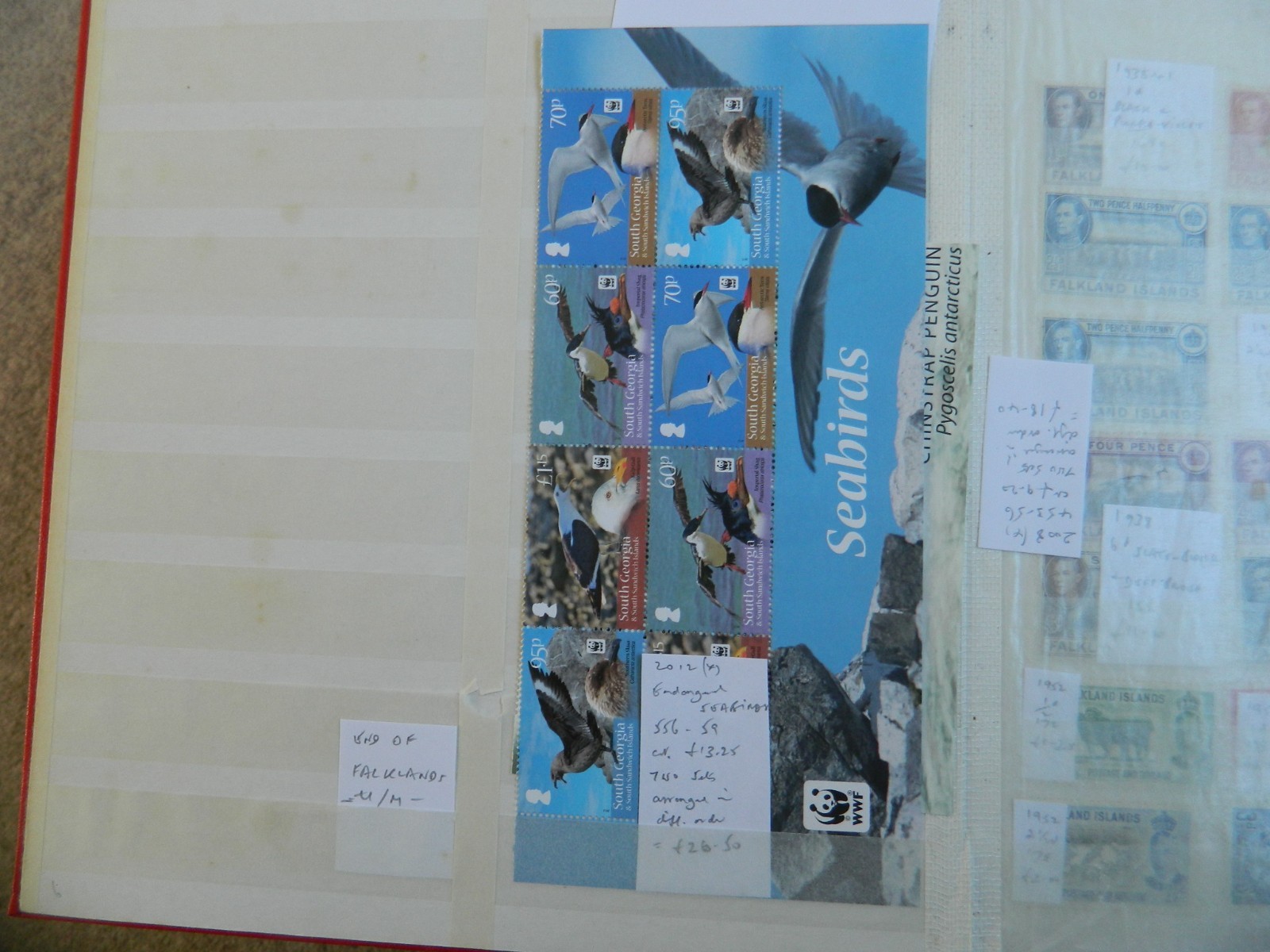 BR. COMMONWEALTH SOUTH ATLANTIC ISLANDS GEORGE V-QEII STAMPS COLLECTION