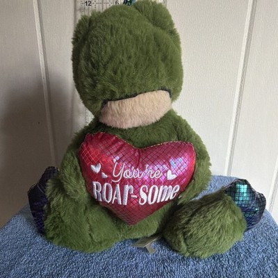 Koala Korea Green Dinosaur Plush Doll w/ Tag You're ROAR-some 2022 PLV03015093-B