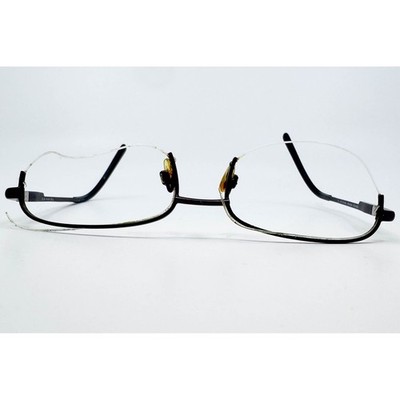 Turboflex Eyeglass Frames Mens Brown Semi Rimless TF222 53-18-140