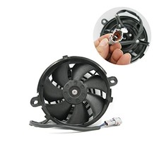 OTOM Universal Motorcycle Radiator Cooling Fan Oil Cooler Water Cooler 5 Inches