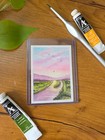 ACEO watercolor painting. Original Landscape — photo 5