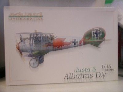 Eduard 1/48 Scale WW I German Albatros D.V--Plastic Model Kit