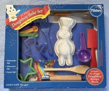 Pillsbury Doughboy 15 Piece Bake Set Kids Poppin Fresh 2004 NIB New 