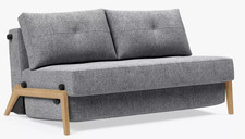 John Lewis Innovation Living Cubed 140 Sofa Bed, Kenya Dark Grey VGC - RRP1,499
