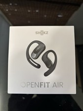 Shokz OpenFit Air True-Wireless Bluetooth Earbuds Black, T511 New Opened Box