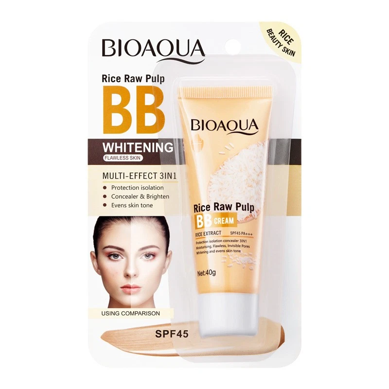 Rice Extract BB Cream 40g - Flawless Cover, Brightening & Tone Correcting - Image 4 of 4