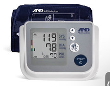 A D Medical Deluxe UA-651W-AC Upper Arm Digital BP Monitor w/ Cuff, Validated