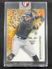 2022 Topps Pristine RODOLFO CASTRO Encased Gold Pristine Refractor! RC #'d /50!