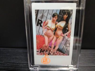 Kaho Shibuya & HITOMI Autographed Signed Event Cheki Japanese AV Idol