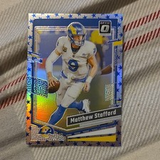 Panini 2023 Donruss Optic Matthew Stafford #113 Los Angeles Rams Stars Prizm