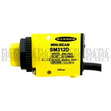 Banner SM312D Photoelectric Sensor Diffuse Mini-Beam 10-30VDC New