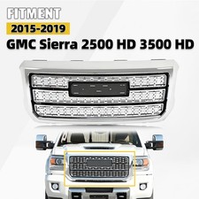 Chrome Front Bumper Grille For 2015-2019 Gmc Sierra 2500 3500 Denali 84542600