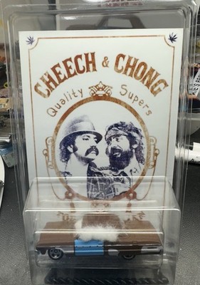 CUSTOM Hot Wheels Cheech and Chong 64  Impala on Custom Card