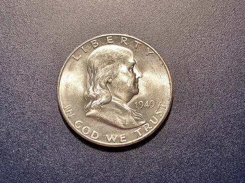 Very Choice BU 1949-S Franklin Half Dollar