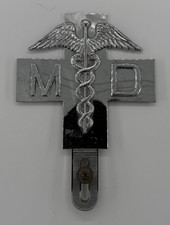 Vintage Ford Model A T Medical Doctor License Plate Topper