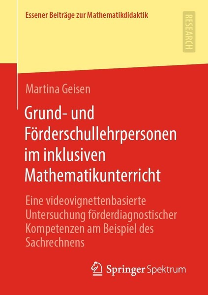 Grund- Und FöRderschullehrpersonen Im Inklusiven Mathematikunterricht Martina Ge-image