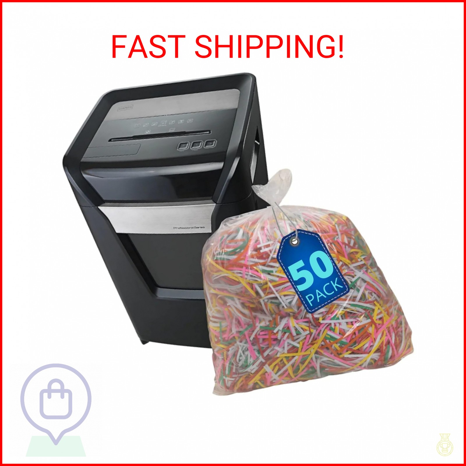 1InTheOffice Shredder Bags 15.8 Gallon, Paper Shredder Waste