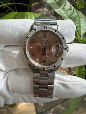 Rolex Oyster Perpetual Date Salmon Dial on Oyster 15210 1997