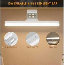 Magnetic LED Light Bar, Under Cabinet Light Strip Rechargeable Dimmable Wireless