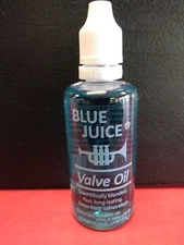 BLUE JUICE VALVE OIL 2 OZ BOTTLE FOR YAMAHA, BACH TRUMPETS AND OTHER BRANDS