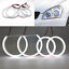 thumbnail 1  - cotton white LED halo rings for Nissan Qashqai J10 2007-2010 angel eye lamp DRL