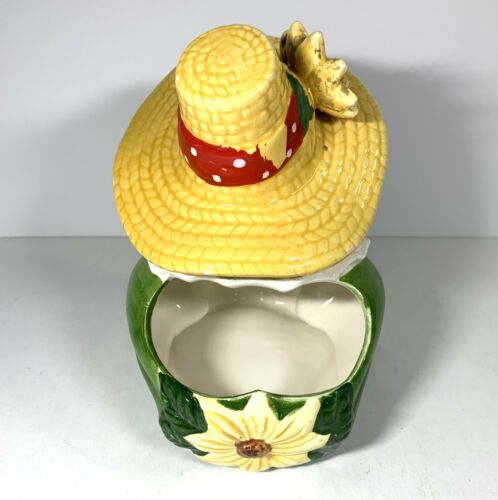 "Plantador de ranas de cerámica Giftco vintage 6"" amor caprichoso" - Imagen 3 de 8