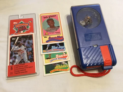 1989 Topps Baseball Talk Collection Player (used) with 8 Play Cards  (JY52)
