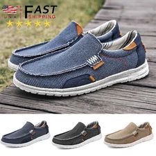 Mens Loafers Shoes Lightweight Slip On Cavans Drving Casual Shoes US Size 6.5-12