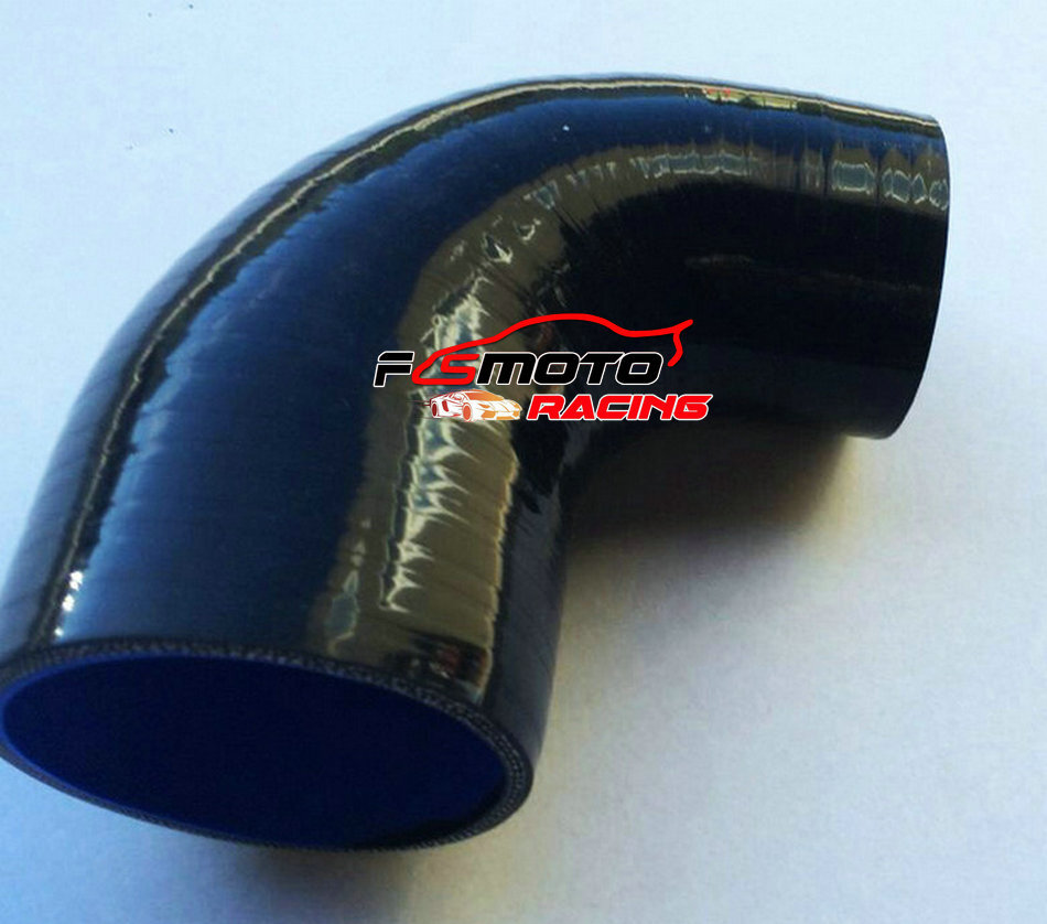 2 Inch 51mm Silicone Coupler 2 Inch (51mm) Silicone 90 Degree Elbow Hose - 3-Ply Reinforced For Turbo Intercooler Pipes 2 In 90 Degree Elbow Pvc - Foto 11