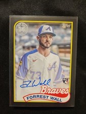 2024 Topps Update Series Forrest Wall (RC) 89 Tribute Black Border Auto 16/199