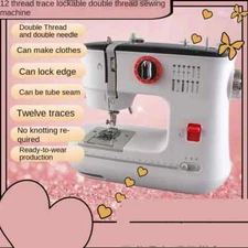 Automatic Overlock Sewing Machine Home Use Electric Small Sewing Machine