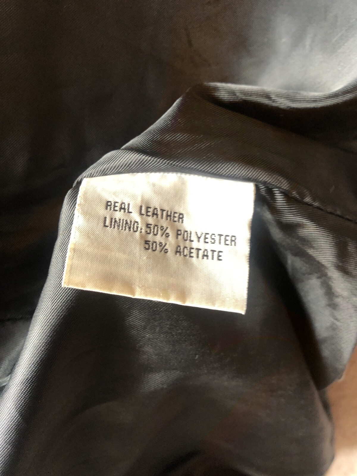 Outer Edge Real Leather Jacket Button Front Size … - image 11