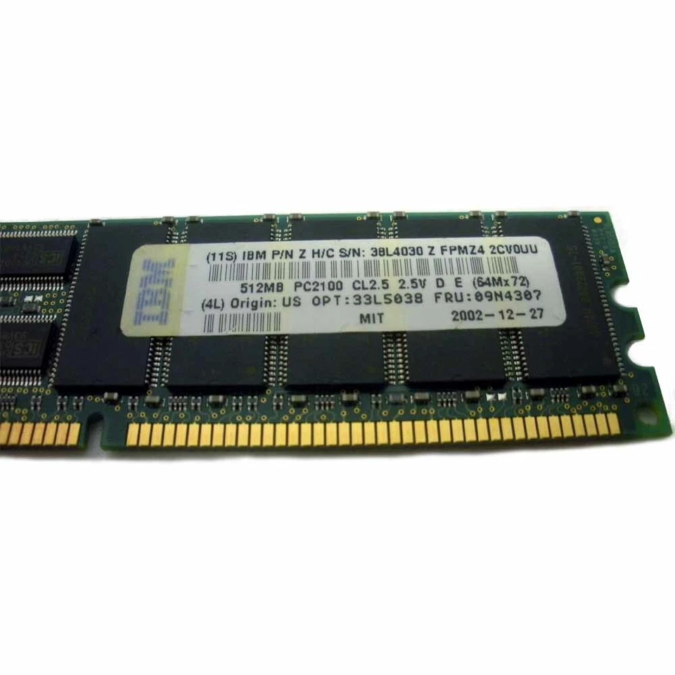 IBM 09N4307 Memory 512MB PC-2100 266Mhz DDR - Image 2 of 3