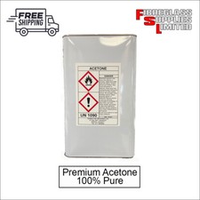 Acetone GRP Tool Cleaner. Cleans Resins and Fibreglass. 100% Pure. 5ltr