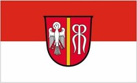 Flagge / Fahne Landkreis Neusäß Hissflagge 90 X 150 Cm