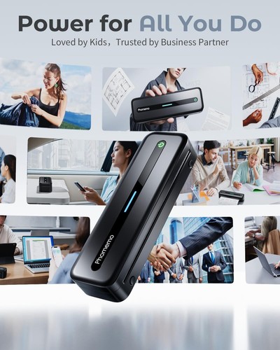 Phomemo M832 Portable Thermal Printer Bluetooth Inkless For Phone & PC 300DPI - Picture 8 of 16