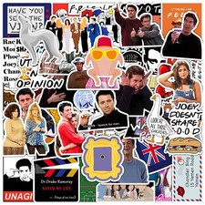 50 PCS Friends Sticker Set B TV Show Decal Pack Hydro Yeti Laptop Free Shipping