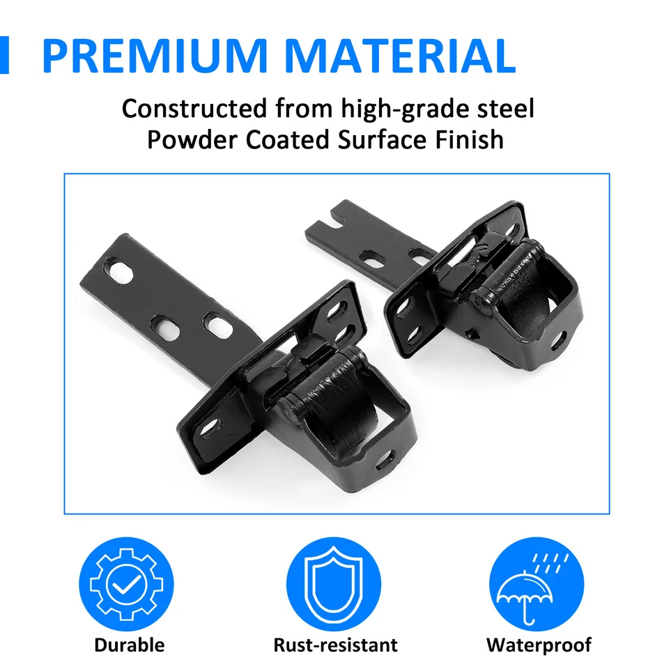 Bisagras de puerta del lado izquierdo del conductor para camioneta Chevy 1947-1954 superior e inferior Foto 4 de 4