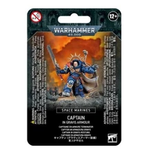 Warhammer 40K Space Marines - Captain in Gravis Armour *NoS*   Free Ship