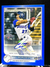Christian Encarnacion-Strand 2022 Pro Debut Blue ROOKIE Auto Reds 👏✔