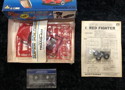 SUPER SOLDER RED FIGTHER PONTIAC FIREBIRD TRANS AM MODEL AOSHIMA
