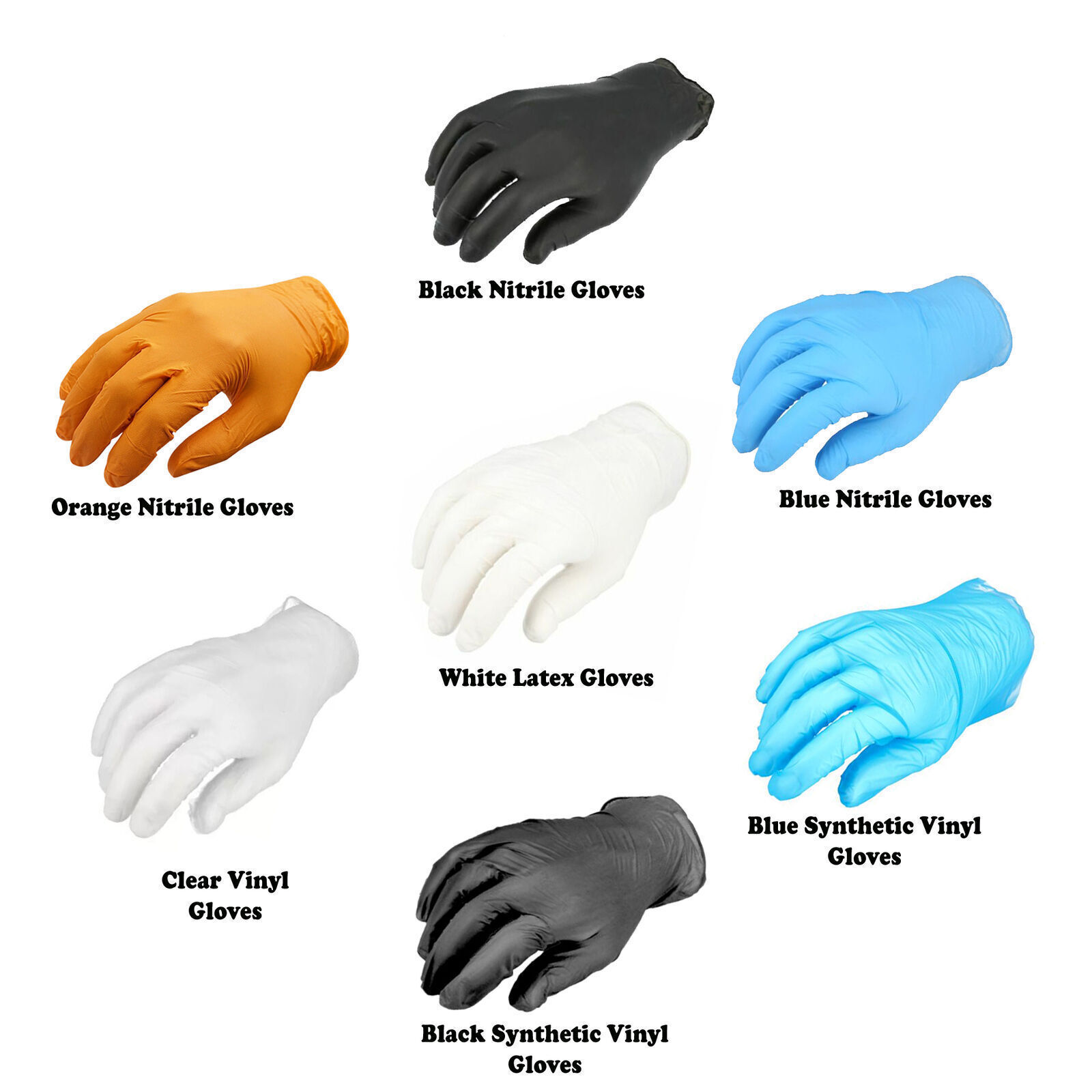 Exam Gloves Nitrile Vs Latex Vs Vinyl Gloves Nitrile Vs Latex Vs - Main Image