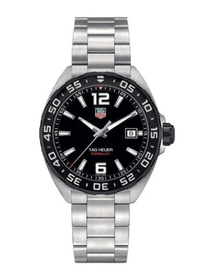 TAG Heuer Formula 1 WAZ1110.BA0875 Men's Watch - Black Dial, Steel Bracelet