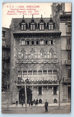 Barcelona - Construcciones Modernas Granvia Diagonal - SPAIN Postcard